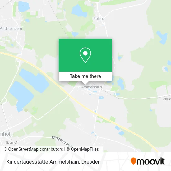 Карта Kindertagesstätte Ammelshain