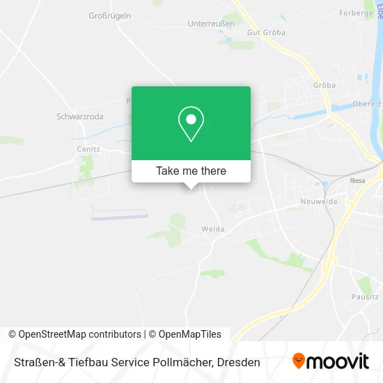 Карта Straßen-& Tiefbau Service Pollmächer
