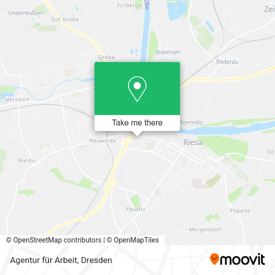 Карта Agentur für Arbeit