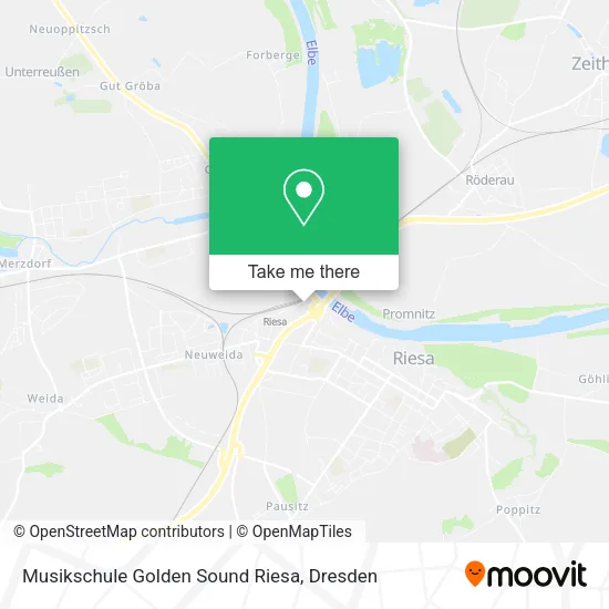 Карта Musikschule Golden Sound Riesa