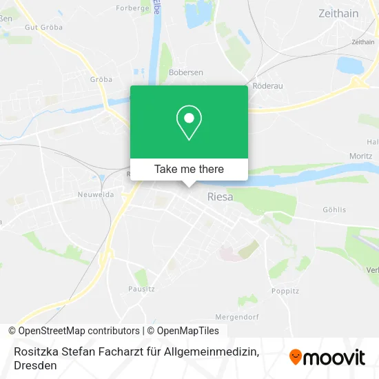 Карта Rositzka Stefan Facharzt für Allgemeinmedizin