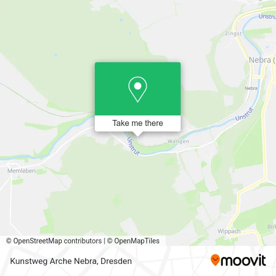 Карта Kunstweg Arche Nebra