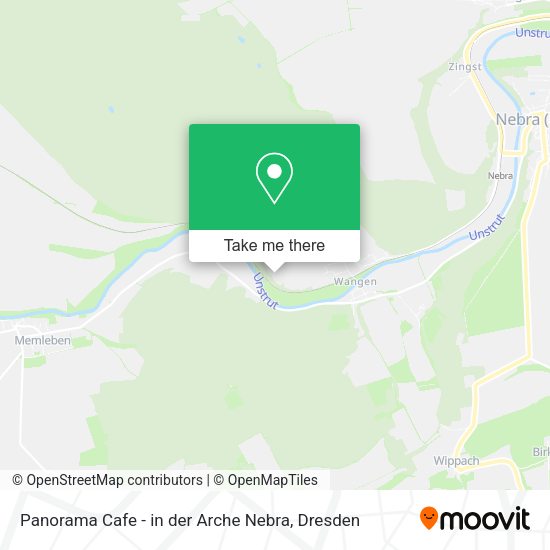 Карта Panorama Cafe - in der Arche Nebra