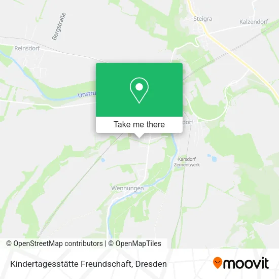 Карта Kindertagesstätte Freundschaft