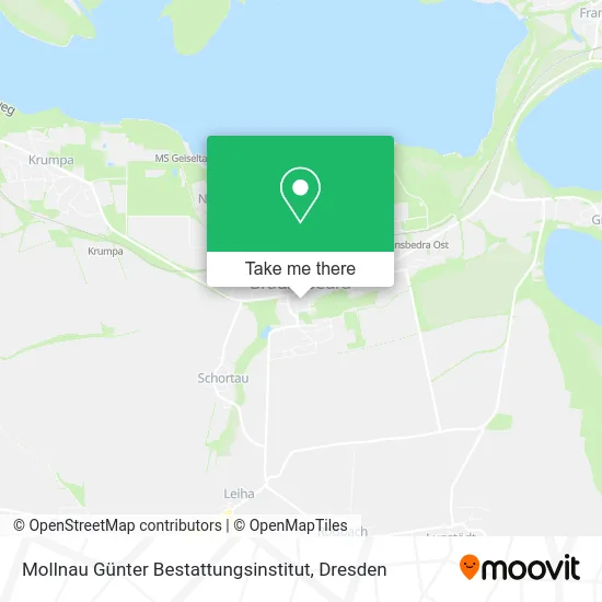 Карта Mollnau Günter Bestattungsinstitut