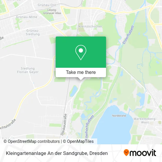 Карта Kleingartenanlage An der Sandgrube
