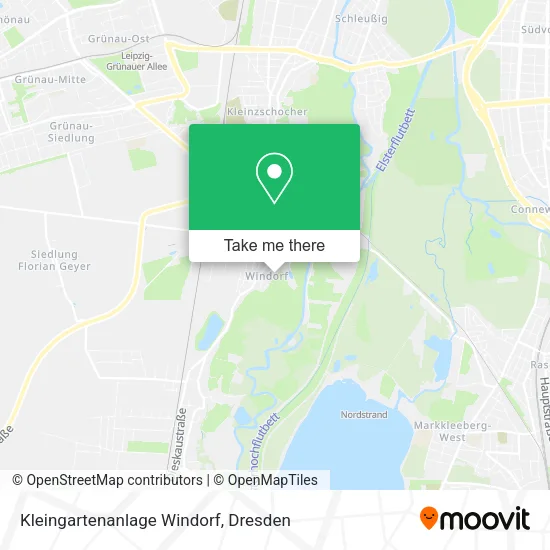 Карта Kleingartenanlage Windorf