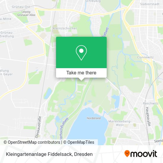 Карта Kleingartenanlage Fiddelsack