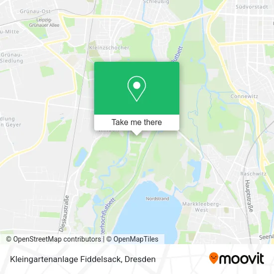 Карта Kleingartenanlage Fiddelsack