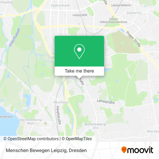Карта Menschen Bewegen Leipzig