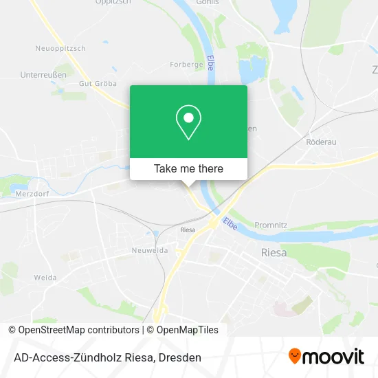 Карта AD-Access-Zündholz Riesa