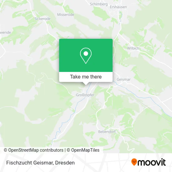 Карта Fischzucht Geismar