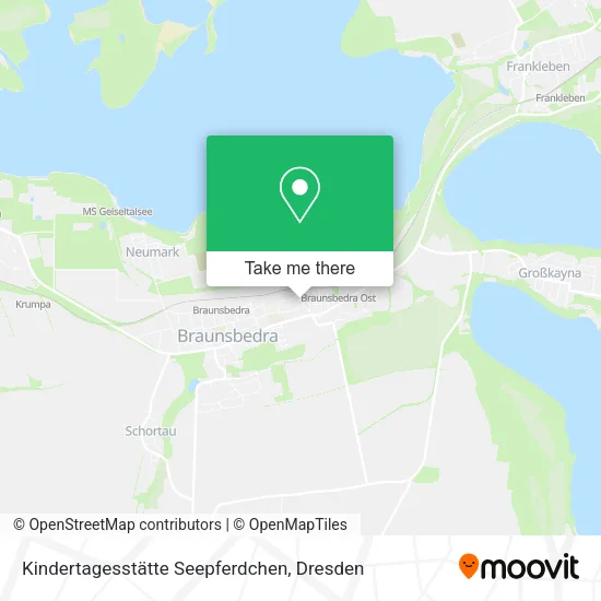 Карта Kindertagesstätte Seepferdchen