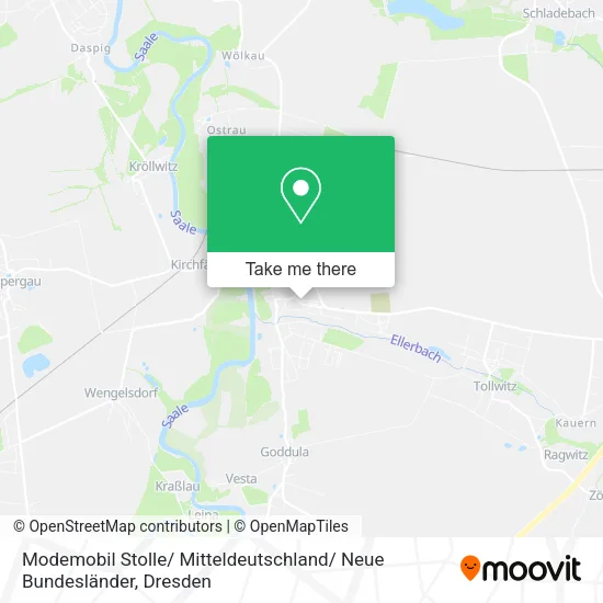 Карта Modemobil Stolle/ Mitteldeutschland/ Neue Bundesländer