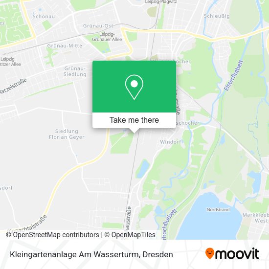 Карта Kleingartenanlage Am Wasserturm