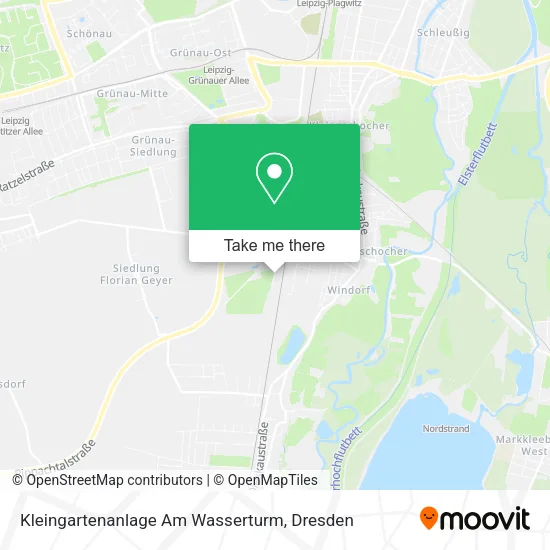 Карта Kleingartenanlage Am Wasserturm