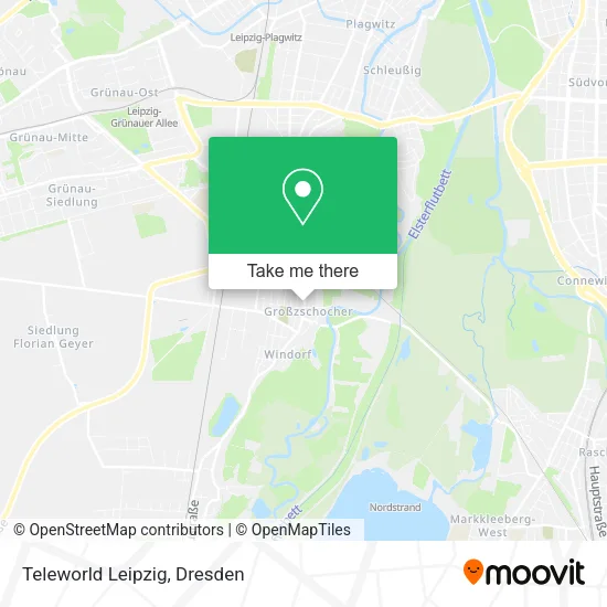 Карта Teleworld Leipzig