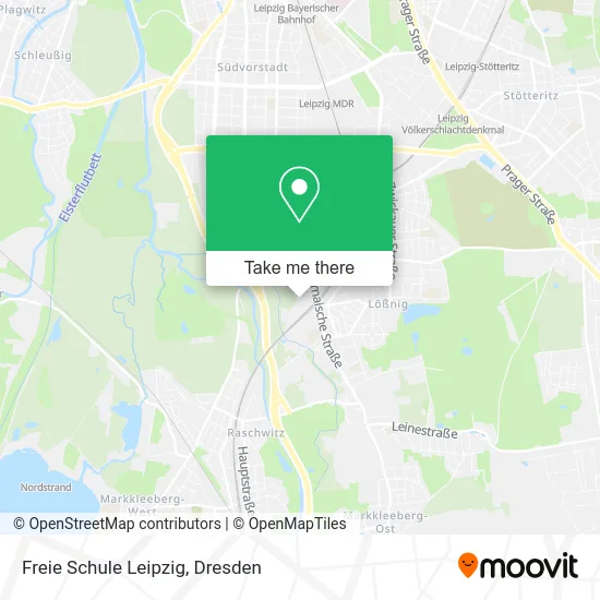 Карта Freie Schule Leipzig