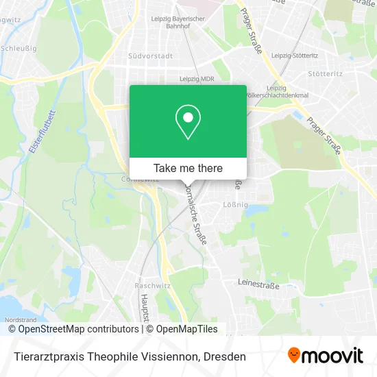 Карта Tierarztpraxis Theophile Vissiennon