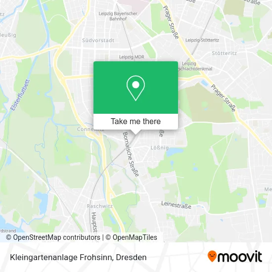 Карта Kleingartenanlage Frohsinn