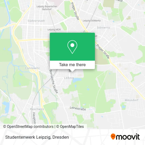 Карта Studentenwerk Leipzig
