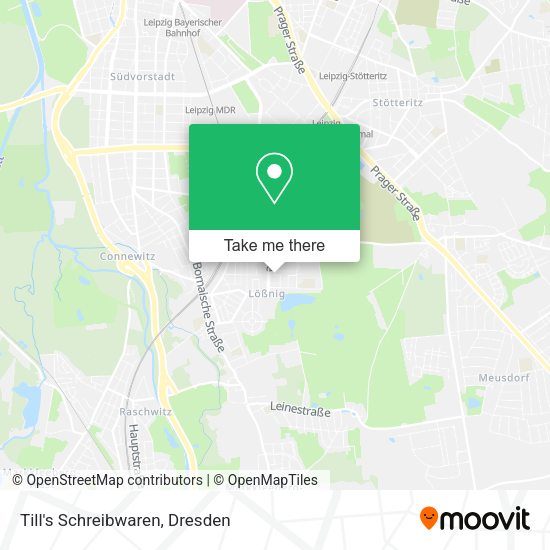 Карта Till's Schreibwaren