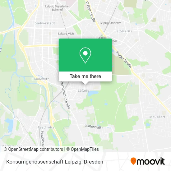 Карта Konsumgenossenschaft Leipzig