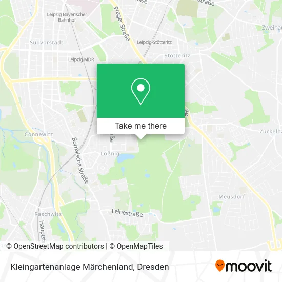 Карта Kleingartenanlage Märchenland