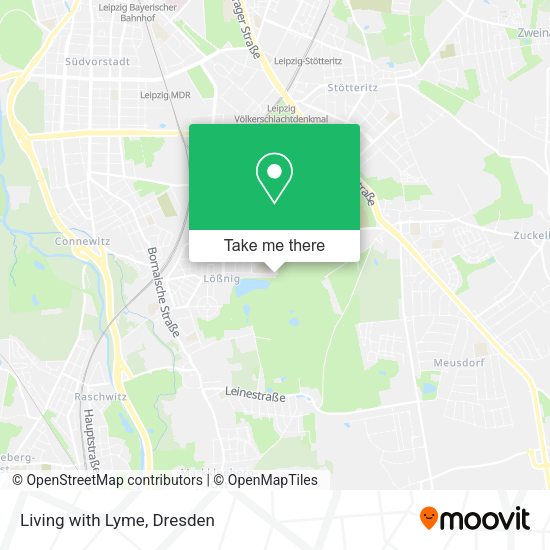 Карта Living with Lyme