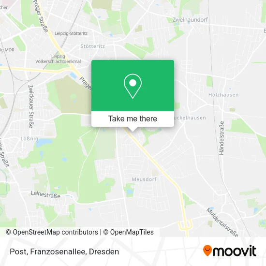 Карта Post, Franzosenallee