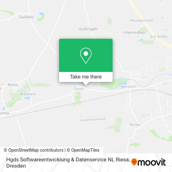 Карта Hgds Softwareentwicklung & Datenservice NL Riesa
