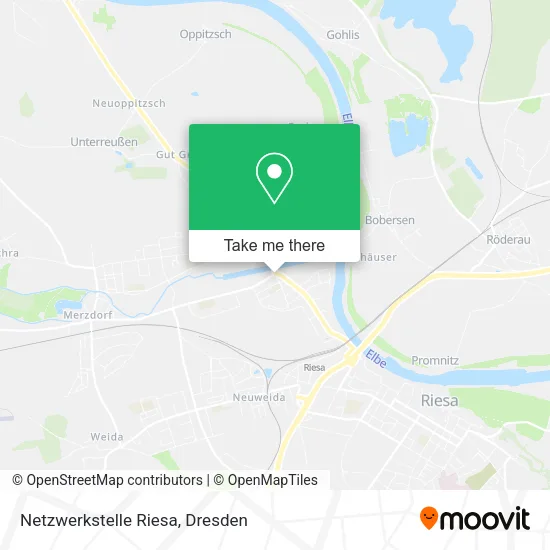 Карта Netzwerkstelle Riesa
