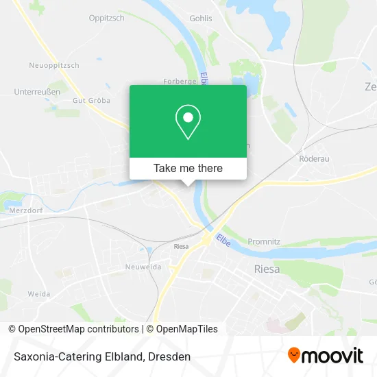 Saxonia-Catering Elbland map