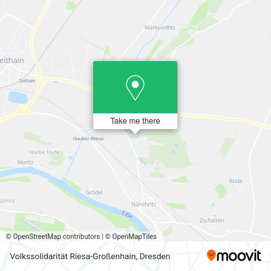 Карта Volkssolidarität Riesa-Großenhain
