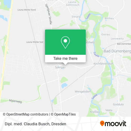 Карта Dipl. med. Claudia Busch