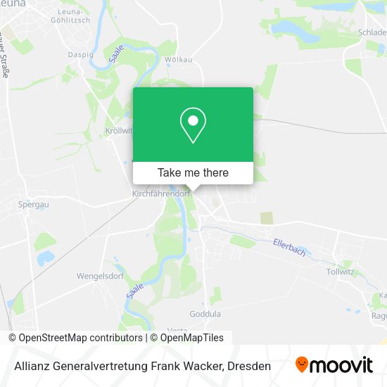 Карта Allianz Generalvertretung Frank Wacker