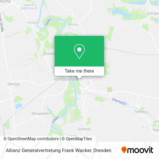 Карта Allianz Generalvertretung Frank Wacker