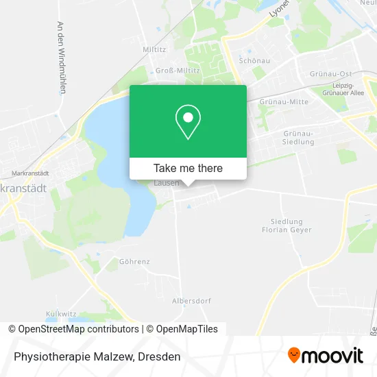Карта Physiotherapie Malzew