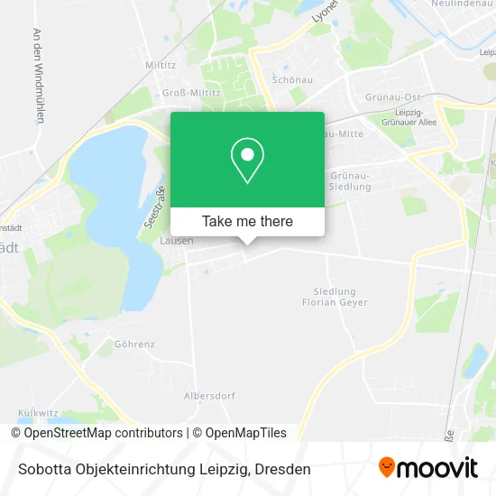Карта Sobotta Objekteinrichtung Leipzig