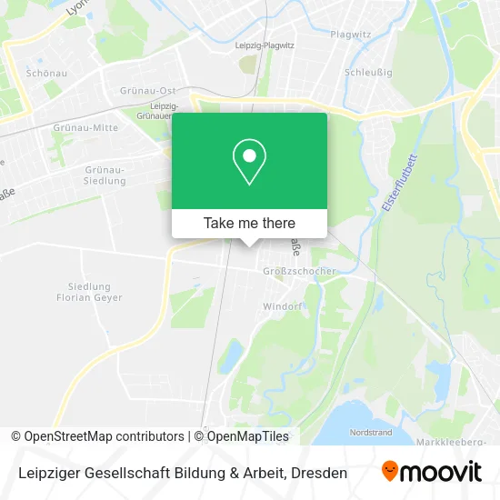 Leipziger Gesellschaft Bildung & Arbeit map