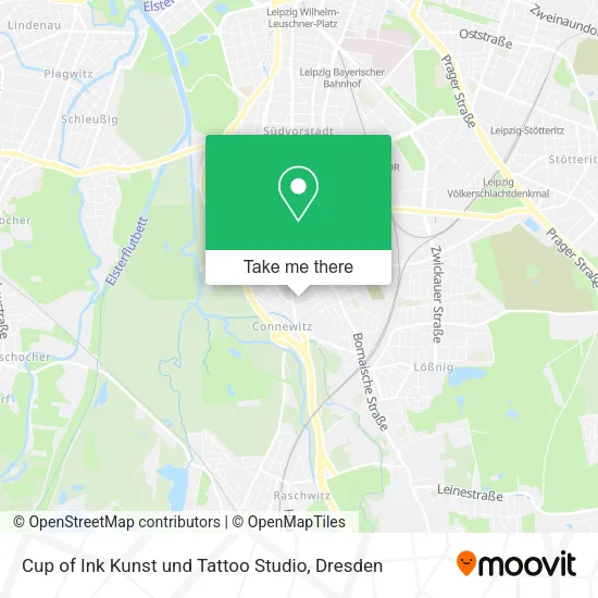 Карта Cup of Ink Kunst und Tattoo Studio