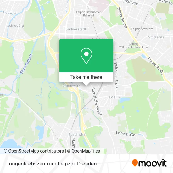 Карта Lungenkrebszentrum Leipzig