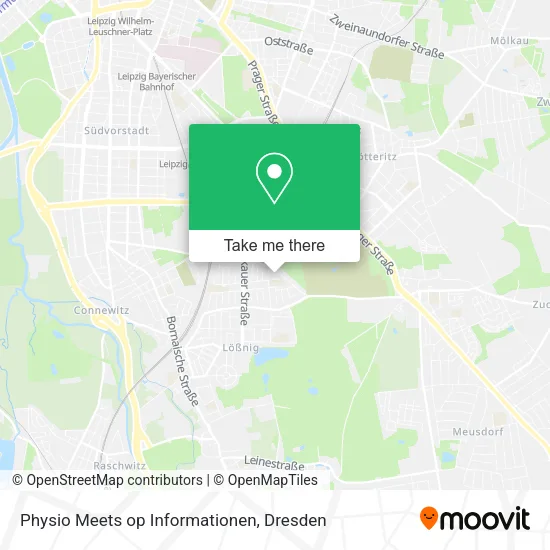 Карта Physio Meets op Informationen
