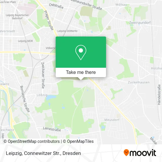 Карта Leipzig, Connewitzer Str.
