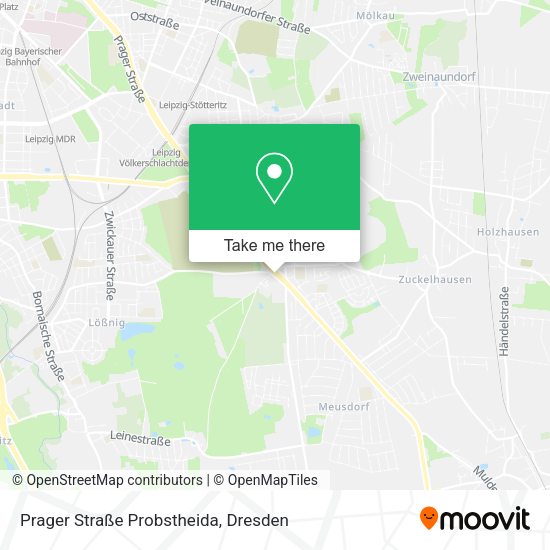 Карта Prager Straße Probstheida