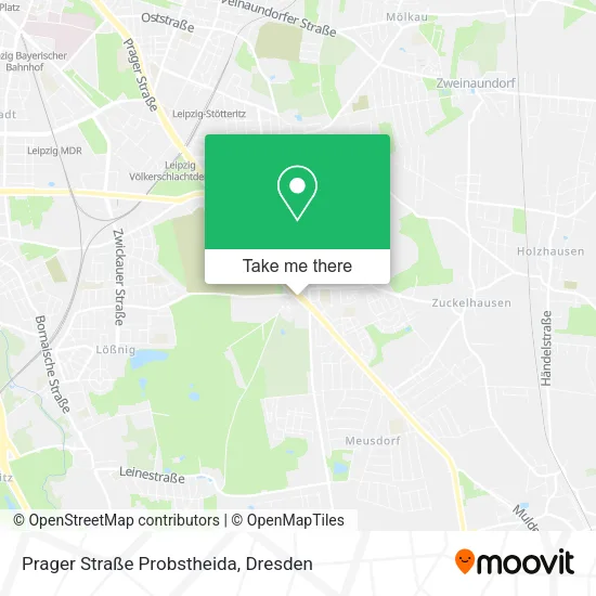 Карта Prager Straße Probstheida