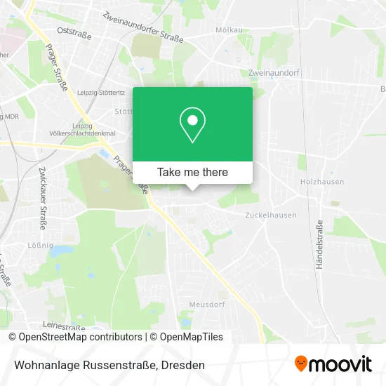 Карта Wohnanlage Russenstraße