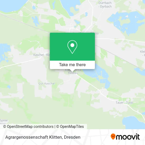 Карта Agrargenossenschaft Klitten