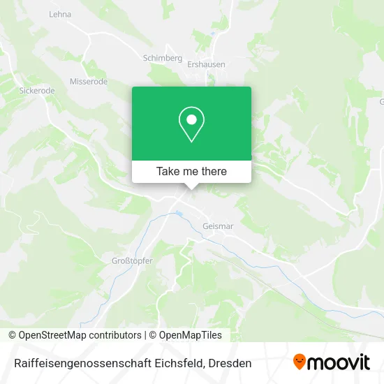 Карта Raiffeisengenossenschaft Eichsfeld
