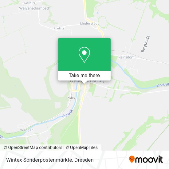 Карта Wintex Sonderpostenmärkte